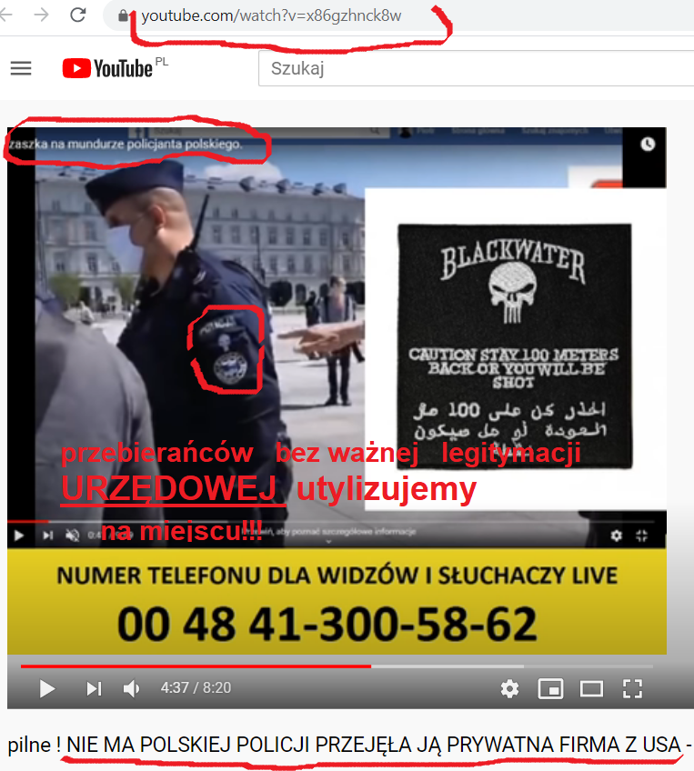 pilne ! NIE MA POLSKIEJ POLICJI PRZEJĘŁA JĄ PRYWATNA FIRMA Z USA
